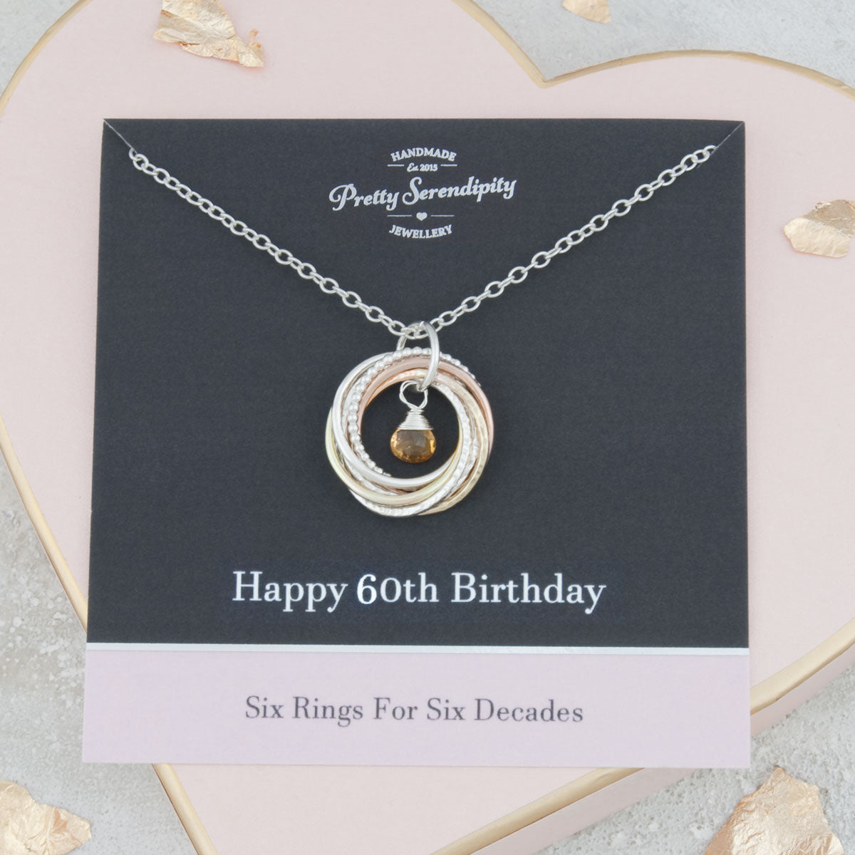 Necklace 60th birthday store