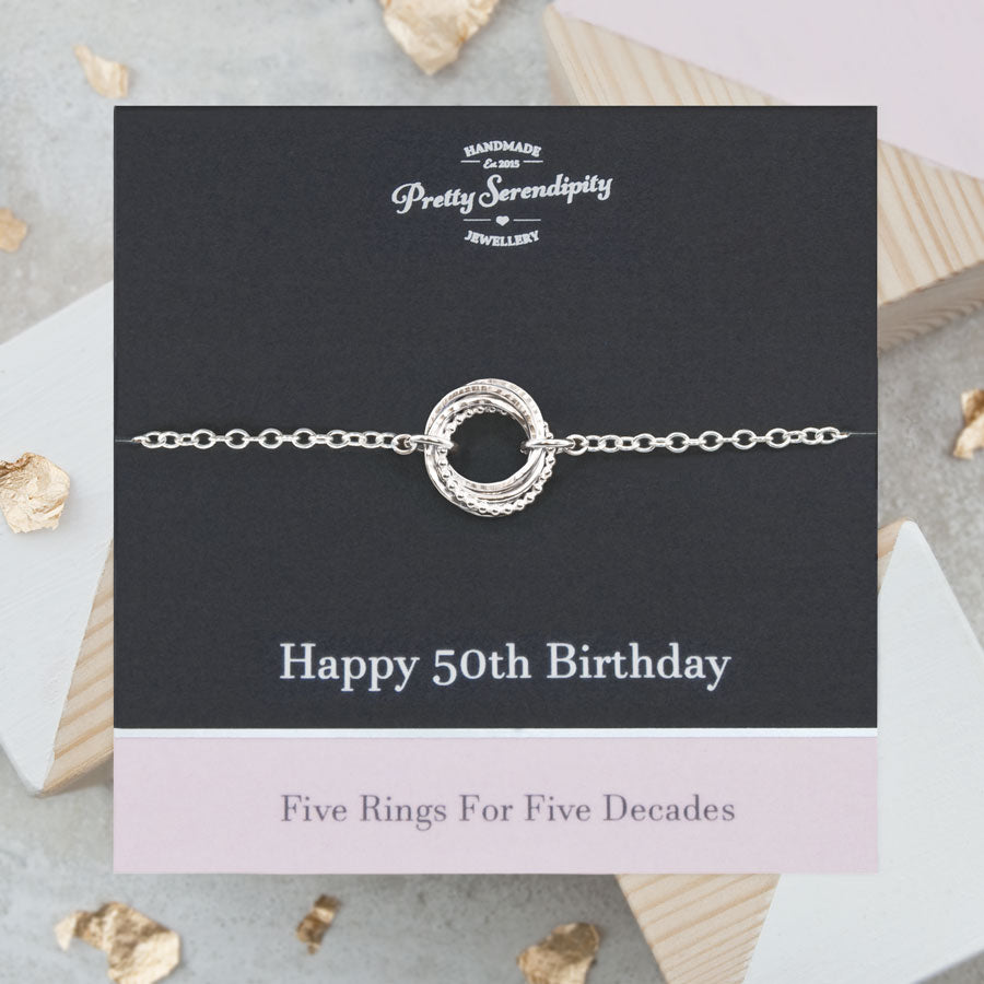 Bracelet deals 50th birthday