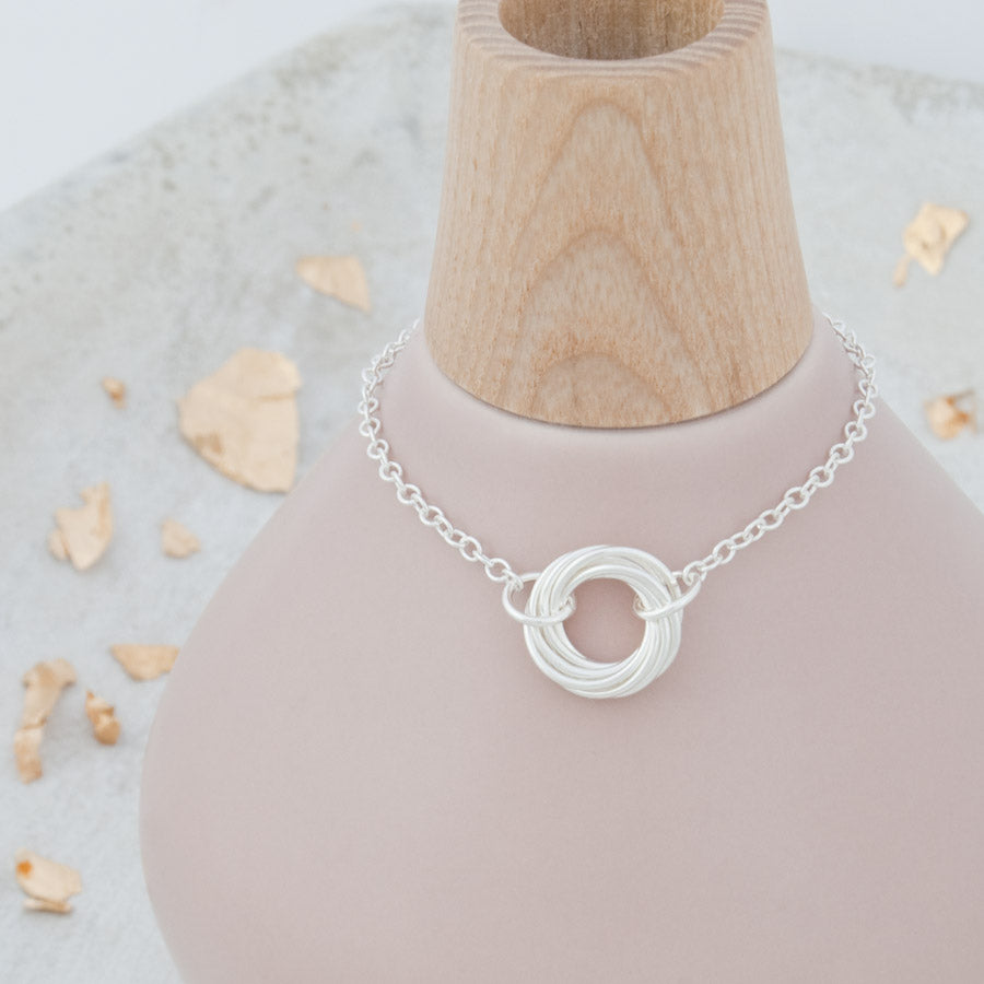 80th birthday 8 hot sale ring necklace